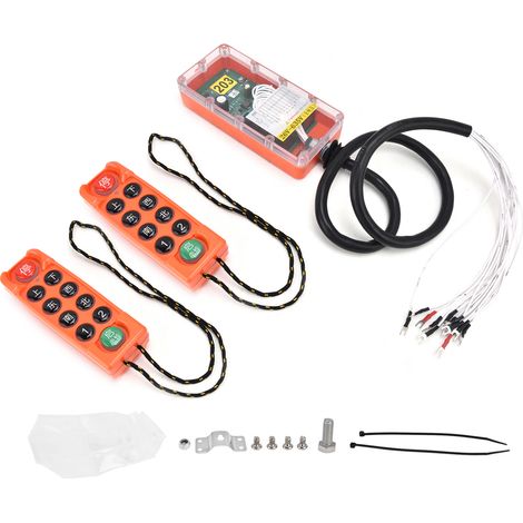 Télécommande sans fil pour grue industrielle, interrupteur radio de levage électrique à canal H23C++ (26V-635V, tension complète) (1/5)