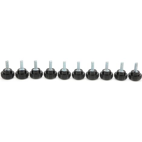 Boulons De Serrage M5x20 - Tige Filetée Droite 15mm - Poignées En Plastique Phénolique - Pour Fixation Jig Et Bricolage - Lot De 10 (1/5)