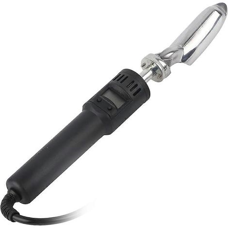 Mini fer à repasser numérique pour cuir, élimination des plis, température réglable de 50 à 300 °C, pour la réparation du cuir (États-Unis). (1/5)
