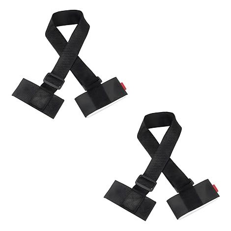 Set De Bandoulières De Ski Réglables – Porte-Épaules Rembourré Boucle De Sangle Adhésive pour Le Transport De Skis Et De Pôles, Activités, Ski Carrier Strap (1/3)