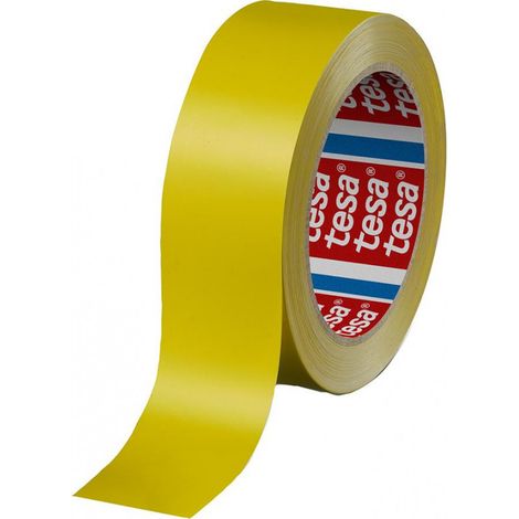 Nastro adesivo in PVC giallo Tesa 60404 66 m x 12 mm (per 12)