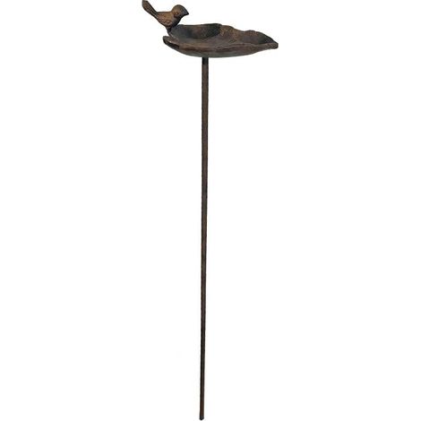 Mangeoire oiseaux feuille à planter 16x87cm (1/2)