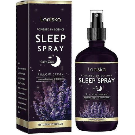 Spray d'oreiller à la lavande pour une nuit paisible et apaisante (1/4)