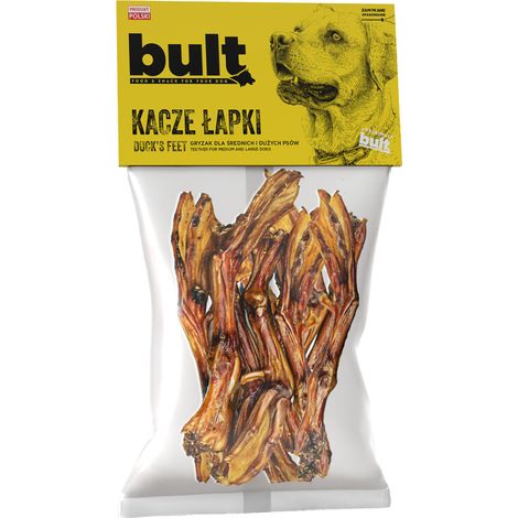 BULT natürlicher Kausnack für Hunde, Entenpfoten, 100 g, getrocknet (1/3)