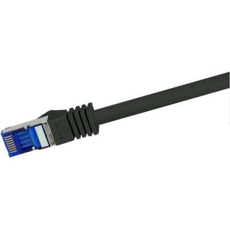 Câble Réseau Cat6a - S/FTP Blindé - LSZH Noir - RJ45 Mâle/Mâle - 10 Gb/s - 5 M (1/4)