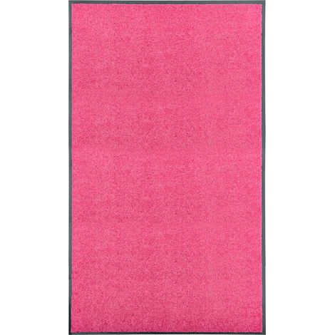 Paillasson lavable d'entrée, Tapis de Porte,Tapis Entrée Intérieur Rose 90x150 cm MKS51283 (1/5)