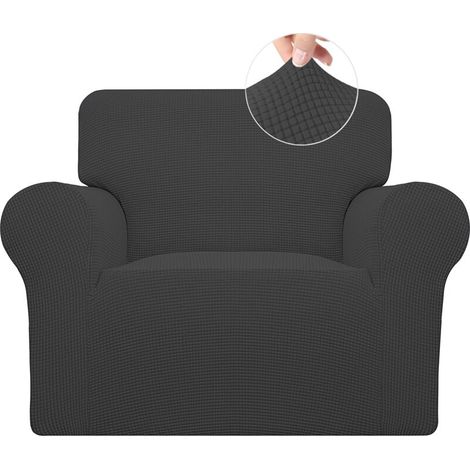 royaluxe -Housse de canapé de chaise élastique, housse de canapé 1 pièce, housse de protection de meubles, fond doux et élastique adapté aux enfants et aux animaux domestiques. Petit plaid en tissu ja