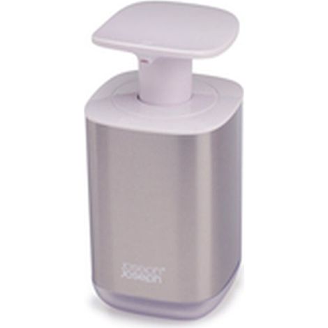 Dispensador de jabón higiénico Joseph Joseph Presto Steel – Diseño moderno en blanco, fácil de usar y mantener, ideal para baño y cocina (1/3)