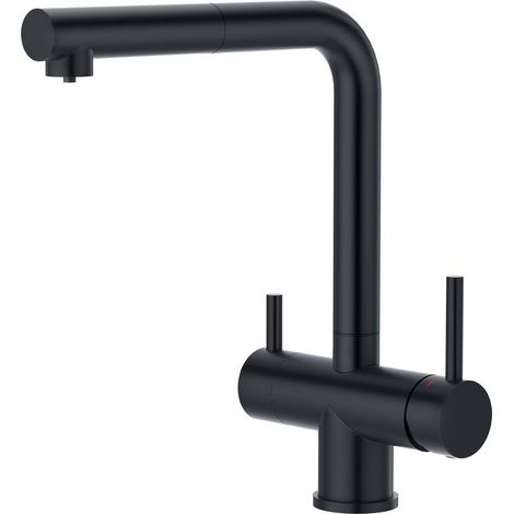Robinet mitigeur 3 voies avec douchette extractible (1/5)