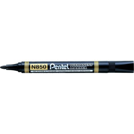 Pentel N850 marqueur indélébile Noir 12 pièce(s)
