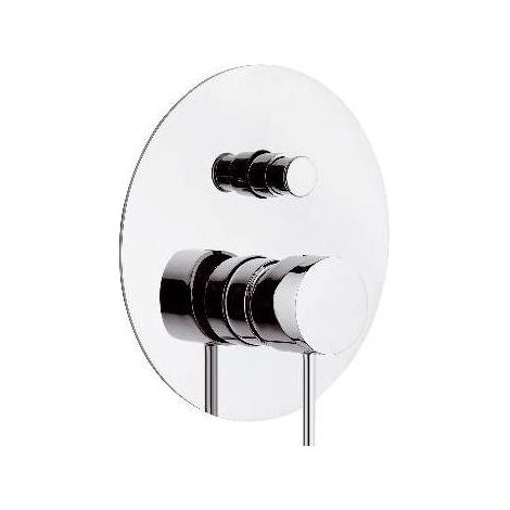 MONOCOMANDO INCASSO DOCCIA C/DEVIATORE LINEA ULTRAMINIMAL Misura: Cromo
