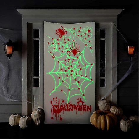 LED-Halloween-Dekorationen für drinnen und draußen, leuchtende Kürbisse, Partyzubehör für gruselige Partys (1/5)