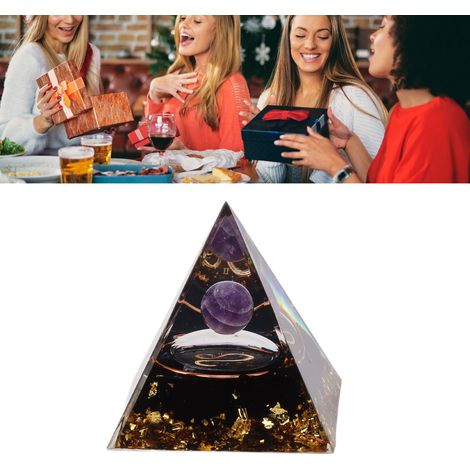 Natürliche Kristallpyramide, Wohndekoration, Chakra-Konstellation, Kunsthandwerk, Energiegenerator, Löwe (1/5)