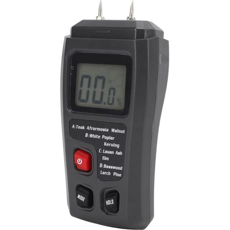 Portable needle-type moisture meter for wood (shipped without battery) (1/5)