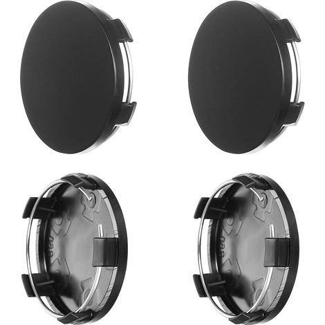 Set of 4 60 mm Car Hub Caps ABS Hub Caps Universal Car Wheel Centre Covers (ID 56 mm OD 60 mm) (1/5)