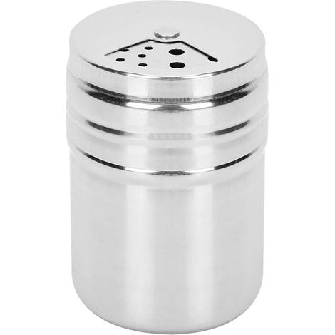 2 Shakers à épices, acier inoxydable, bec verseur précis, étanche, pour cuisine et barbecue (1/5)