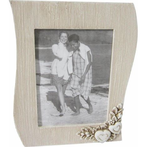 portafoto shabby chic onda cm 18,5 x 2,5 x 24,5 h