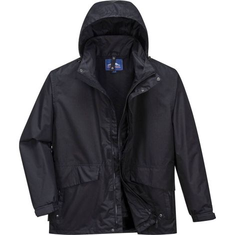 Parka Respirante 3 En 1 Argo Couleur : Noir Taille Xl - Portwest (1/5)