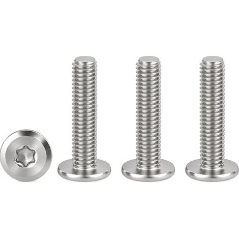 20 Pièces Vis Inox Torx M3x25mm à Tête Plate MéCaniques (1/5)