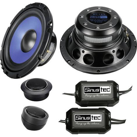 Sinustec ST-165 KIT Altoparlanti da incasso a 2 vie 300 W Contenuto: 1 KIT