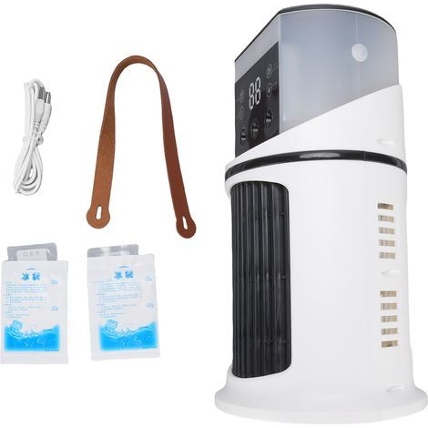 Ortviai Rafraîchisseur Humidificateur USB Portable pour Bureau, Dortoir et Extérieur – 500 ml, 6 vitesses, lumière LED (1/5)