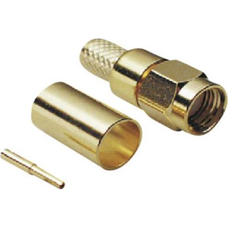 Connecteur SMA Polarité Inversée - Mâle Droit 50 Ω - Pour Antenne WLAN - 1 Pièce