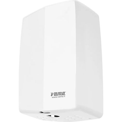 Asciugamani elettrico bianco con fotocellula risparmio energetico 1000 W (1/3)