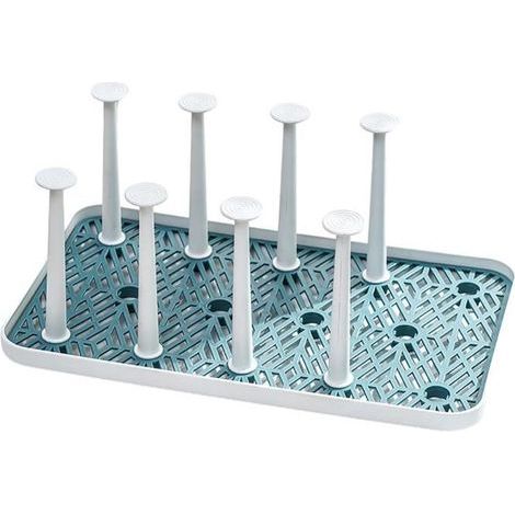 Scolapiatti (bianco + verde) 38,5 x 22,5 x 15,5 cm - Bianco + Verde (1/5)