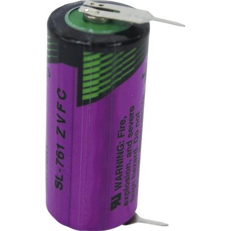Tadiran Batteries SL 761 PR Spezial-Batterie 2/3 AA U-Lötpins Lithium 3.6 V 1500 mAh 1 St.