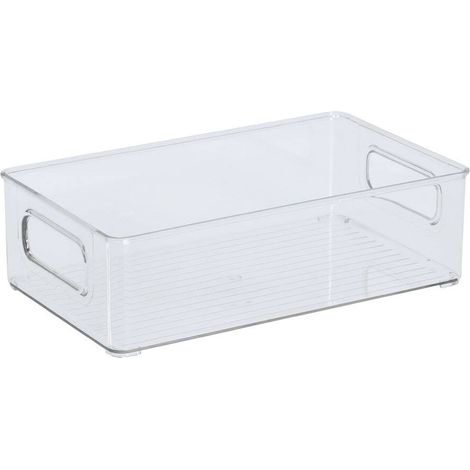 Transparenter Organizer aus Kunststoff, 25,5 x 15 x 7,6 cm