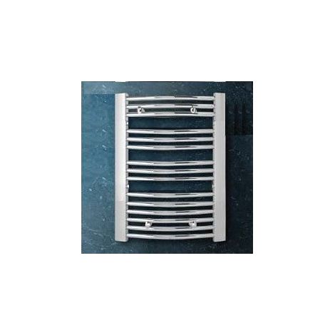Seche serviette eau chaude acier chromé H800mm L600mm chauffage central 267W Andros RADSON AN0608CH