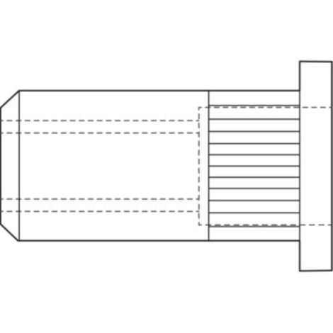 Gesipa  1433709 Occhiello M10 100 pz.