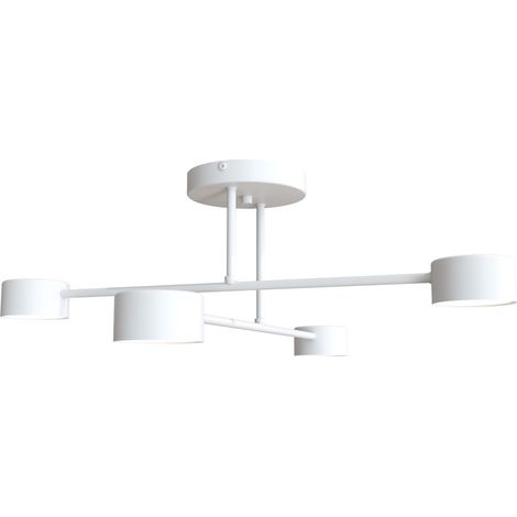 Plafoniera minimalista bianca HALO 60cm 4xGX53 Emibig (1/5)