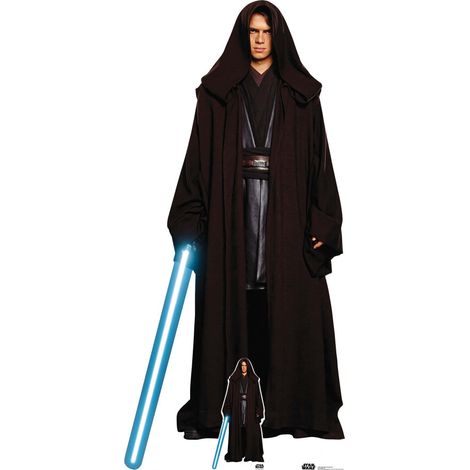 Figurine en carton – Anakin Skywalker - Star Wars acteur Hayden Christensen- Haut 196 cm (1/5)