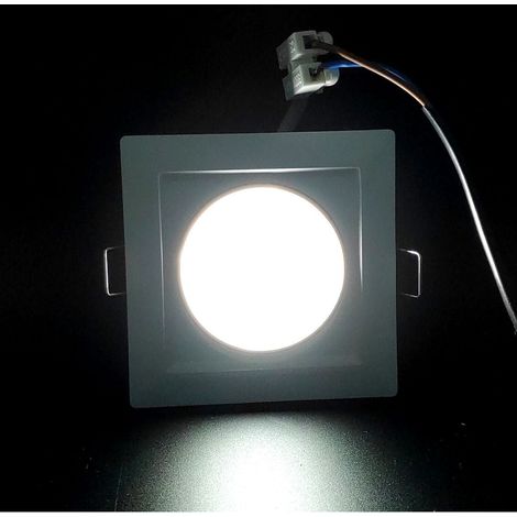 Downlight Led Incasso Quadrato Orientabile 8w 6000K