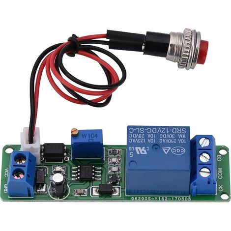Minuterie 12 V CC réglable, module d'arrêt et de temporisation (1/5)