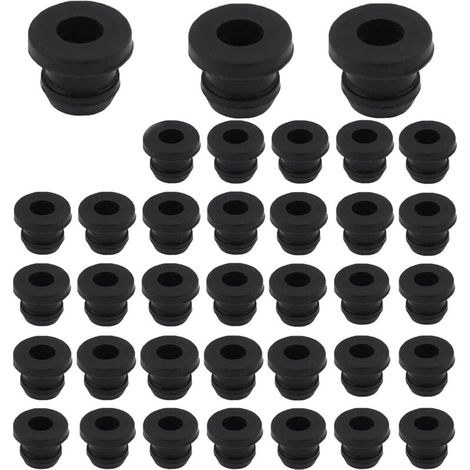 Dometic Packung mit 36 rostfarbenen Gummifüßen für Topfstützen mit 5-mm-Stangen (1/4)