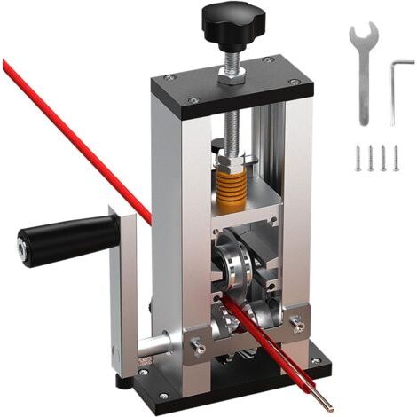 Automatique Denudeur de Cable Electrique, Acier Inoxydable Machine a Denuder Le Cuivre Entraînée Par Une Manivelle Ou Une Perceuse, Outil à Dénuder Les Déchets De Câbles Pour Le Recyclage Des Fils (1/5)