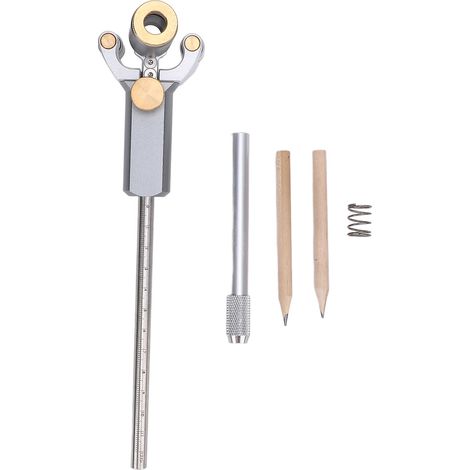 Linearbogen-Zeichenlineal für Holz, 0-120 mm, Parallellinien-Zeichenwerkzeug, Markierungslehre für Aluminium und Edelstahl (1/5)