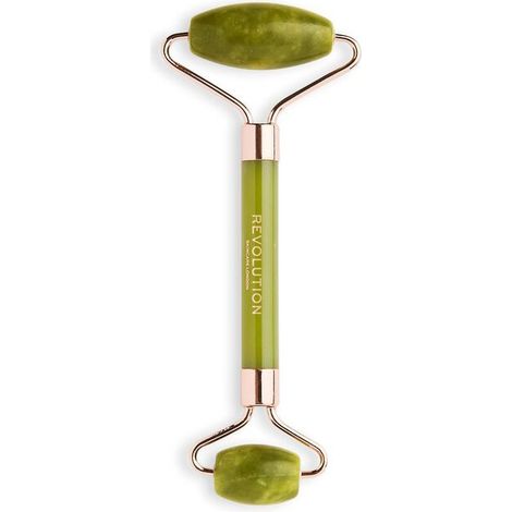Rullo per massaggio viso Revolution Skincare in giada (1/2)