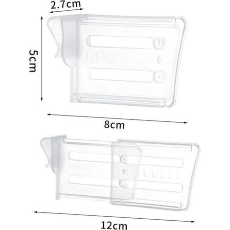 Séparateurs de réfrigérateur extensibles 8 pièces, organiseur de tiroir ajustable, rangement cuisine PP (1/5)