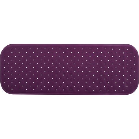 tapis Fond de baignoire antidérapant Caoutchouc CLASS 36x97cm Violet MSV