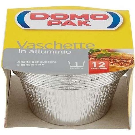 DOMOPAK - VASCHETTE 1 PORZIONE 12 PZ (1/2)