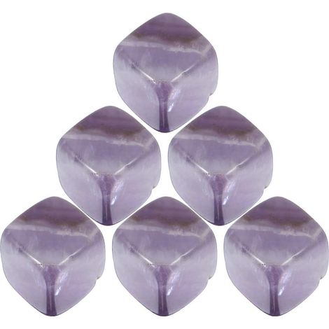 Lot de 6 glaçons à whisky réutilisables en cristal. (1/4)