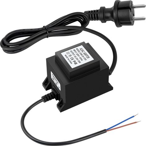 IP68 étanche Transformateu 24V Alimentation Led AC/AC 30W 1.25A Adaptateur pour éclairage LED et Pompes de Bassin