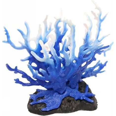 Trade Shop - Falsa Planta Artificial De Coral Para La Decoración De Acuarios Varios Colores 17x7x14 Cm - (1/3)