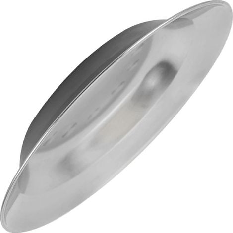 Essteller aus Edelstahl, dickes Metall, runder, multifunktionaler Essteller für Zuhause, Restaurant, Camping, Outdoor-Aktivitäten, klein, 16 cm / 6,3 Zoll (1/5)
