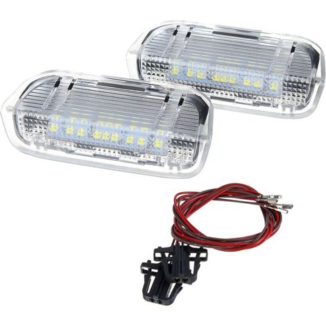 2 pezzi Luce di cortesia/avviso per porta Lampada decorativa a LED per 5 6 7 Mk5 Mk6 Mk7 (1/2)