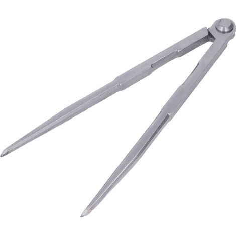Diviseur en Acier au Carbone 300 mm pour Menuiserie, Pointe Durcie pour Traçage Précise, Outil de Mesure Professionnel (1/5)