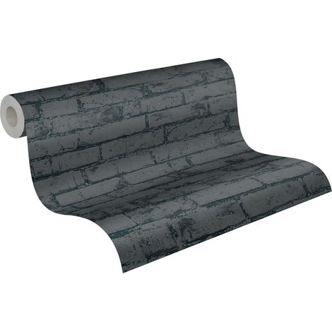 Papier peint Brique Noir Wood'N Stone 2 A.S. Création (1/5)